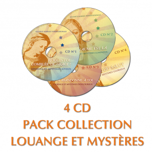 Collection de 4 CD louange et mystères